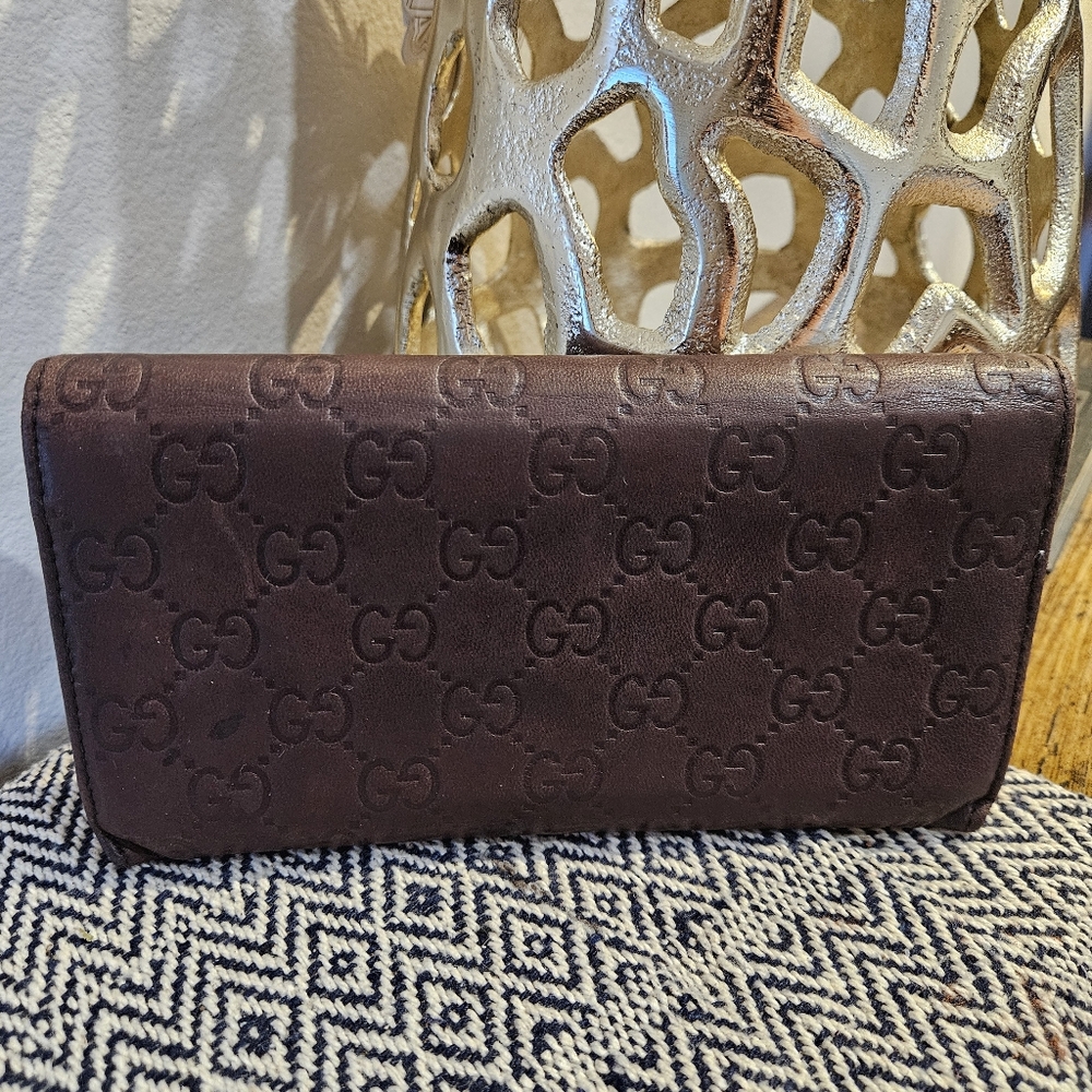 Rare Gucci Guccissima Continental Flap Wallet